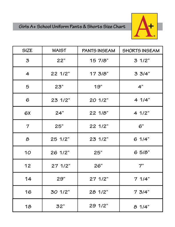 Wellmont Academy Girls Mid-Rise School Uniform Shorts (7876R)