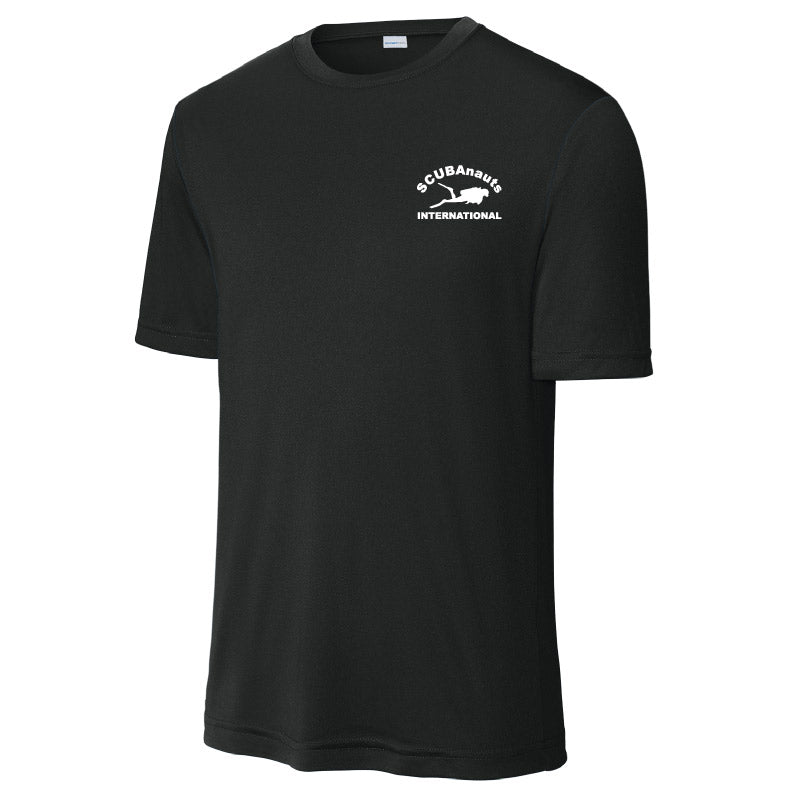 SCUBAnauts International Black Short Sleeve DriFit T-shirt