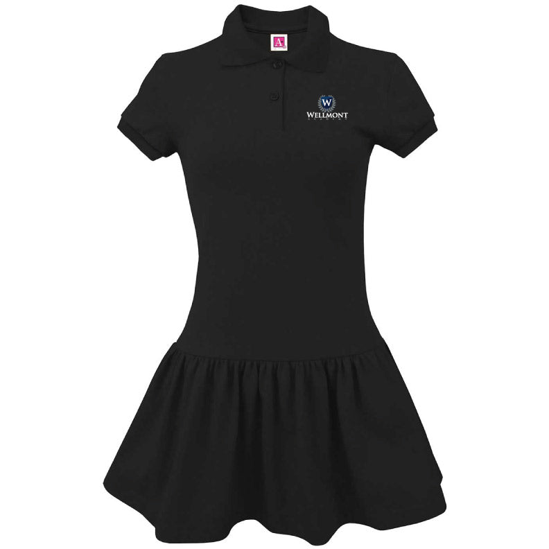 Wellmont Academy School Uniform Jersey Knit Polo Dress