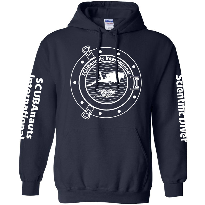 SCUBAnauts International Navy Blue Pullover Hoodie