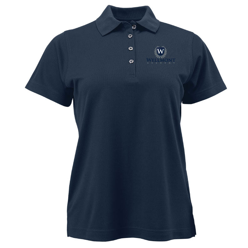 Wellmont Academy Ladies' Short Sleeve Drifit Polo
