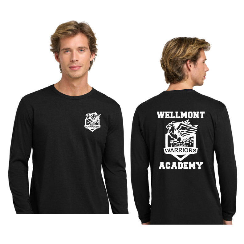 Wellmont Academy NEW Mascot Long Sleeve Cotton T-shirt