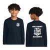 Wellmont Academy NEW Mascot Long Sleeve Cotton T-shirt