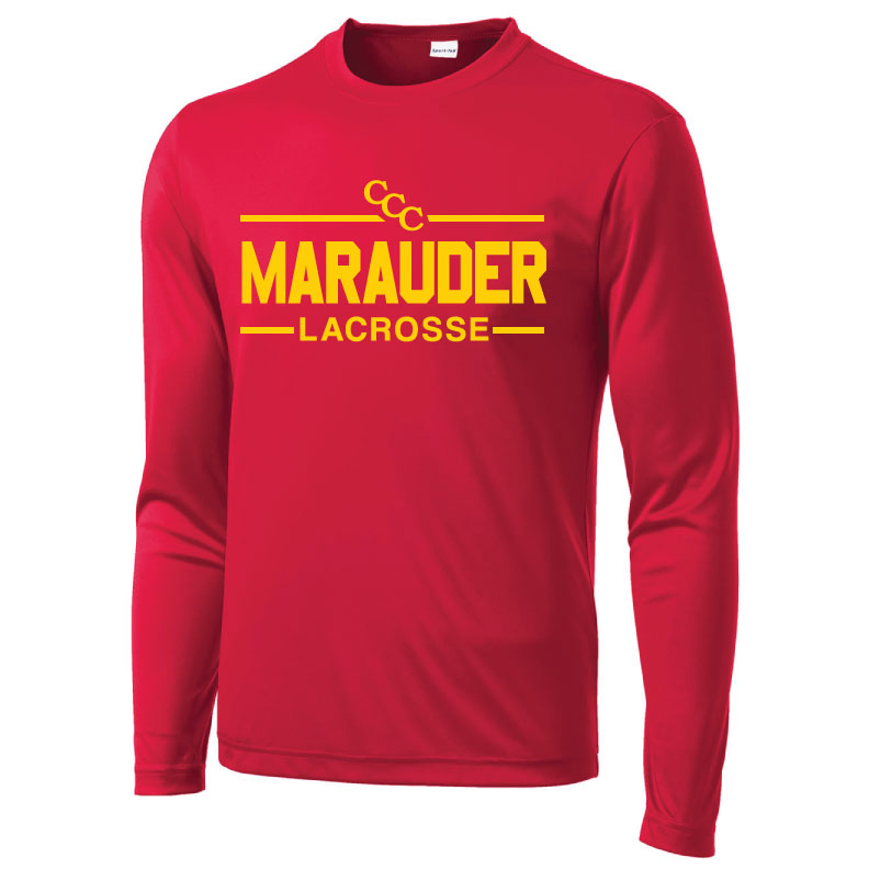 CCC MARAUDER LACROSSE LONG SLEEVE DRIFIT T-SHIRT - LIMITED QUANTITIES - ONLY AVAILABLE WHILE SUPPLIES LAST