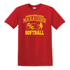 CCC Softball T-shirt Distressed Design