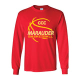 CCC Marauder Basketball Long Sleeve T-shirt - LIMITED QUANTITIES - ONLY AVAILABLE WHILE SUPPLIES LAST