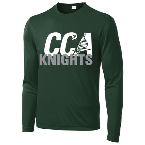 Countryside Christian Academy Long Sleeve Polo Shirt - ONLY AVAILABLE WHILE SUPPLIES LAST - NON REFUNDABLE