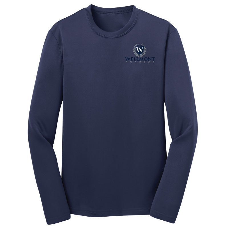 Wellmont Academy Youth Long Sleeve Drifit T-shirt - ONLY AVAILABLE WHILE SUPPLIES LAST
