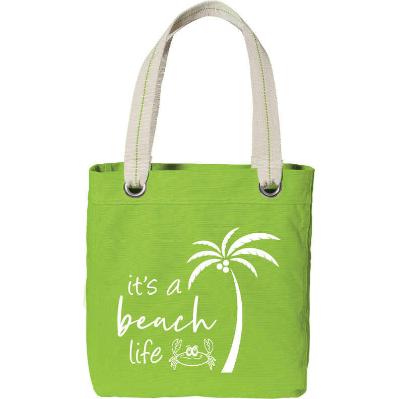 Canvas Beach Life Tote