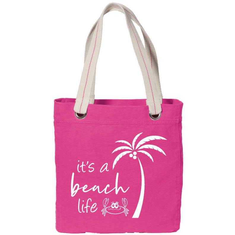 Canvas Beach Life Tote